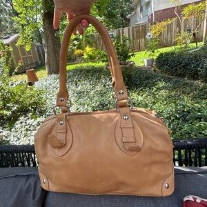 ▶️ Sundance ◀️ Catalog Lucia Satchel Italian  Leather Purse